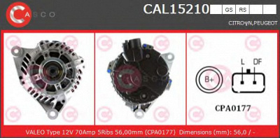 CASCO cal15210gs -  Генератор