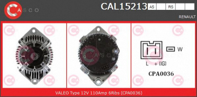 CASCO cal15213as -  Генератор