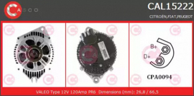 CASCO cal15222as -  Генератор