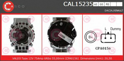 CASCO cal15235gs -  Генератор