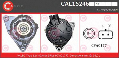 CASCO cal15246gs -  Генератор