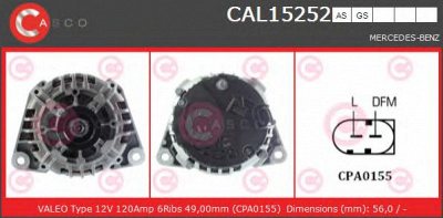 CASCO cal15252as -  Генератор