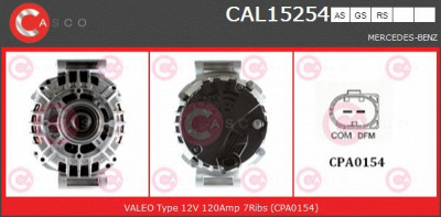CASCO cal15254gs -  Генератор