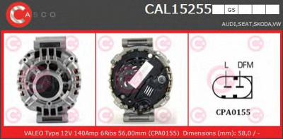 CASCO cal15255gs -  Генератор