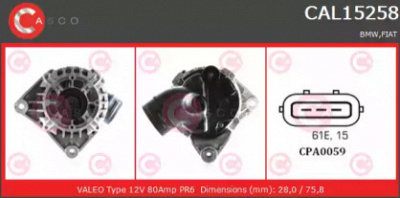 CASCO cal15258as -  Генератор
