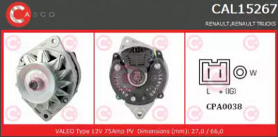 CASCO cal15267as -  Генератор