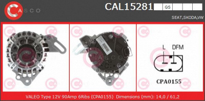 CASCO cal15281gs -  Генератор