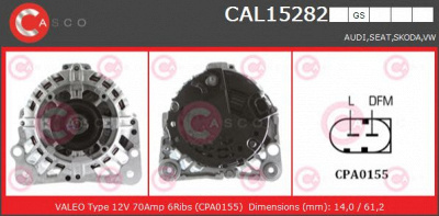 CASCO cal15282gs -  Генератор