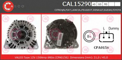 CASCO cal15290gs -  Генератор