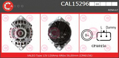 CASCO cal15296gs -  Генератор