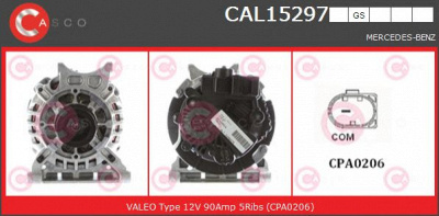 CASCO cal15297gs -  Генератор