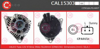 CASCO cal15303gs -  Генератор