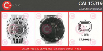 CASCO cal15319as -  Генератор