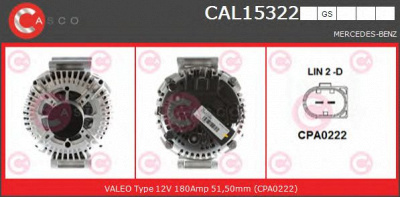 CASCO cal15322gs -  Генератор