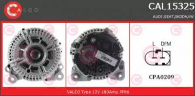 CASCO cal15325as -  Генератор