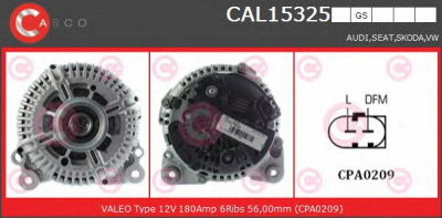CASCO cal15325gs -  Генератор