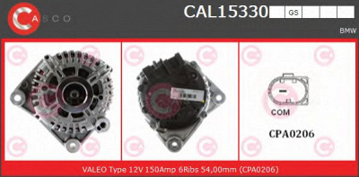 CASCO cal15330gs -  Генератор