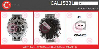 CASCO cal15331gs -  Генератор