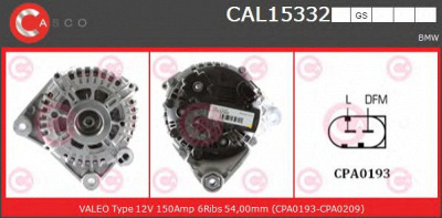 CASCO cal15332gs -  Генератор