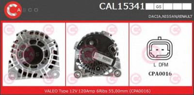 CASCO cal15341gs -  Генератор