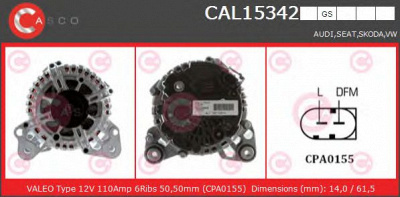 CASCO cal15342gs -  Генератор
