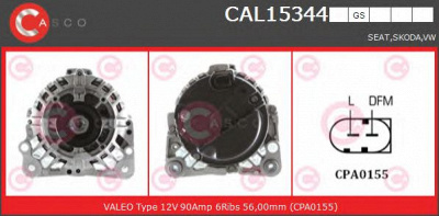 CASCO cal15344gs -  Генератор