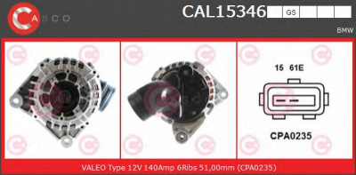 CASCO cal15346gs -  Генератор
