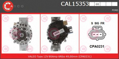 CASCO cal15353gs -  Генератор