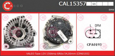 CASCO cal15357gs -  Генератор