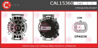 CASCO cal15360gs -  Генератор