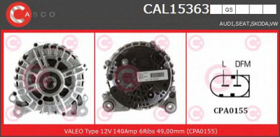 CASCO cal15363gs -  Генератор