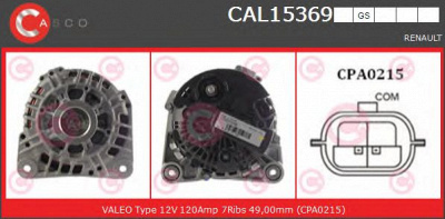 CASCO cal15369gs -  Генератор