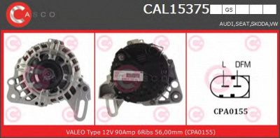 CASCO cal15375gs -  Генератор