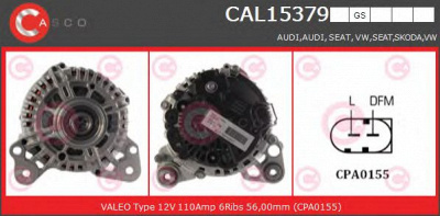 CASCO cal15379gs -  Генератор