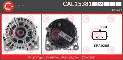 CASCO cal15381gs -  Генератор