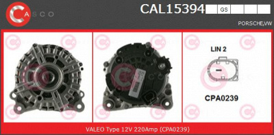 CASCO cal15394gs -  Генератор