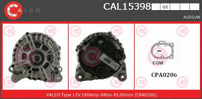 CASCO cal15398gs -  Генератор