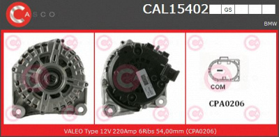 CASCO cal15402gs -  Генератор