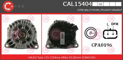 CASCO cal15404gs -  Генератор