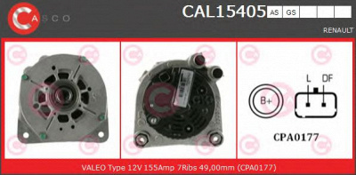 CASCO cal15405gs -  Генератор