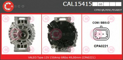 CASCO cal15415gs -  Генератор