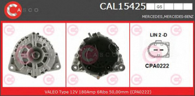 CASCO cal15425gs -  Генератор