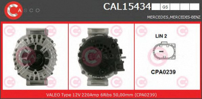 CASCO cal15434gs -  Генератор