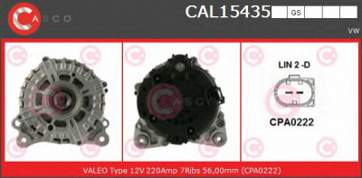 CASCO cal15435gs -  Генератор