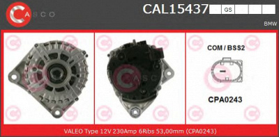 CASCO cal15437gs -  Генератор