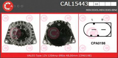 CASCO cal15443gs -  Генератор