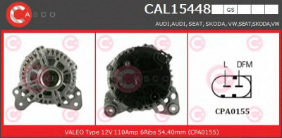 CASCO cal15448gs -  Генератор
