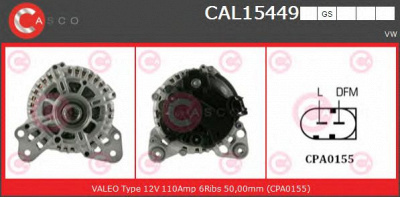 CASCO cal15449gs -  Генератор