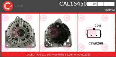 CASCO cal15450gs -  Генератор