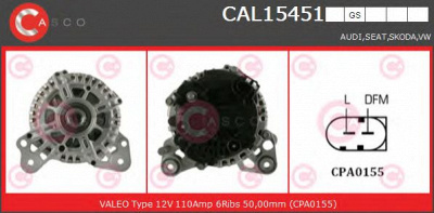 CASCO cal15451gs -  Генератор